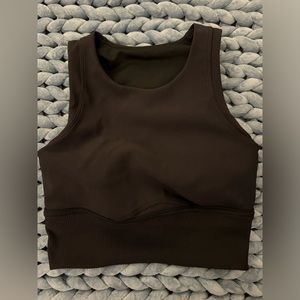 Lululemon crop top black size 6